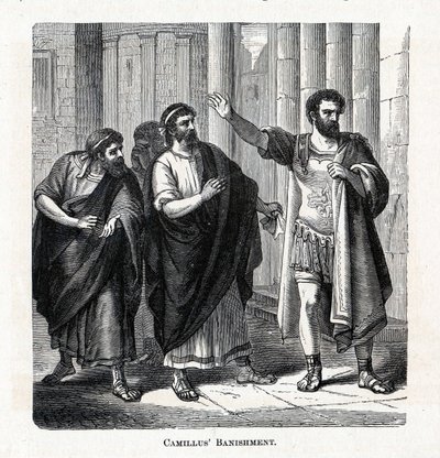 Camillus forvisning, 1882 av Unbekannt