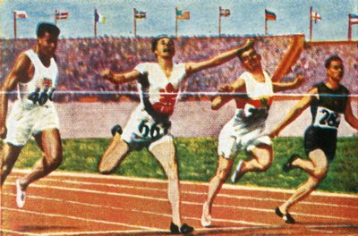 Den kanadiske sprinteren Percy Williams, 1928. av Unbekannt