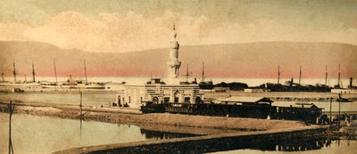 Canal of Suez - The Station of Terreplain, c1918-c1939. av Unbekannt