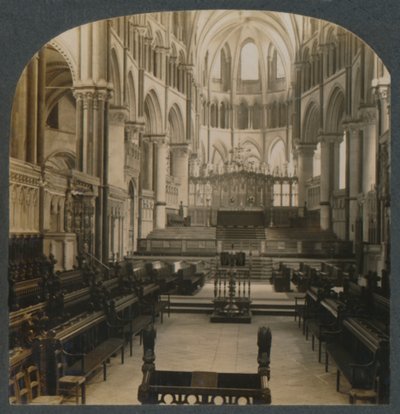 Canterbury Cathedral - Interior View, Canterbury, England, c1910. av Unbekannt