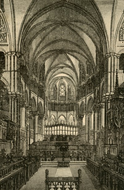Canterbury Cathedral - The Choir, 1898. av Unbekannt