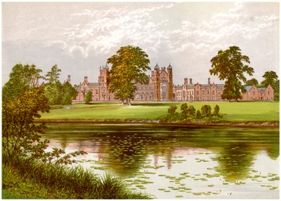 Capesthorne, Cheshire, hjemmet til Davenport-familien, c1880 av Unbekannt