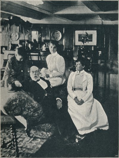 Kaptein Bourchier, hans datter og barnebarn, c1900, 1910 av Unbekannt