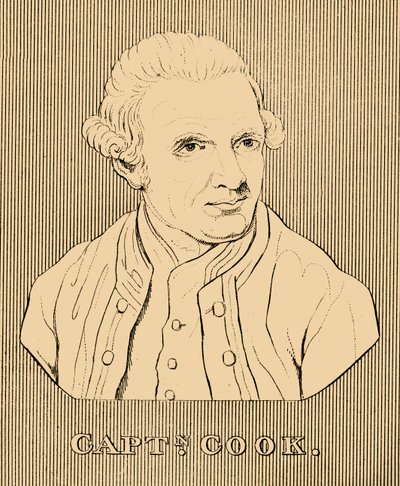 Kaptein Cook, 1728-1779, 1830. av Unbekannt