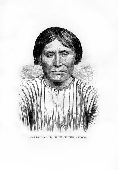 Kaptein Jack, sjef for den indianerske Modoc-stammen, 1872 av Unbekannt