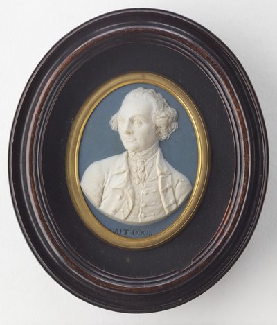 Kaptein James Cook Wedgwood portrettmedaljong, ca 1776 av Unbekannt