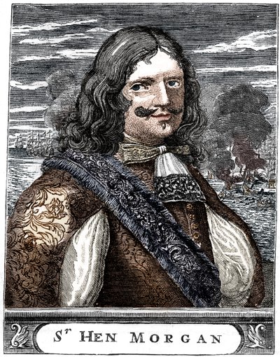 Kaptein Morgan, 1600-talls sjørøver, c1880. av Unbekannt