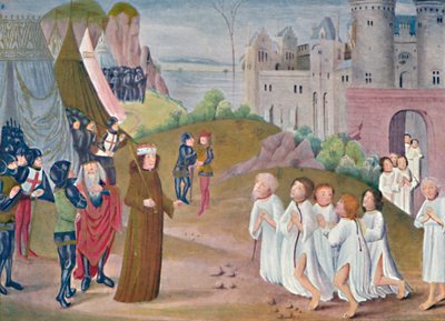 Capture of Calais Lambeth Palace Library, 1300-tallet, 1903 av Unbekannt