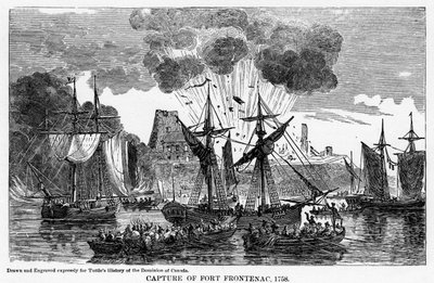 Fangst av Fort Frontenac, 1758, 1877 av Unbekannt