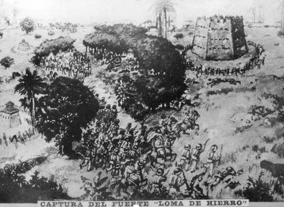 Fangst av Fort de la Loma 1896, 1910-tallet av Unbekannt