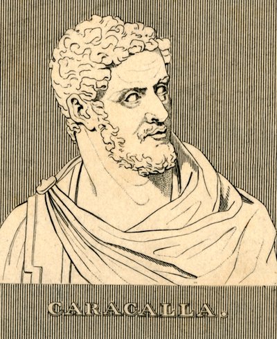 Caracalla, 188-217 e.Kr., 1830. av Unbekannt