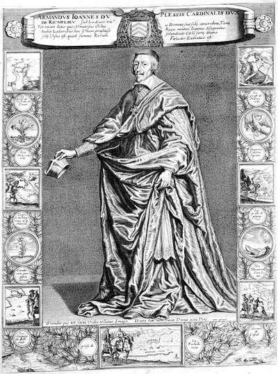 Kardinal Richelieu, c1637, 1700-tallet av Unbekannt