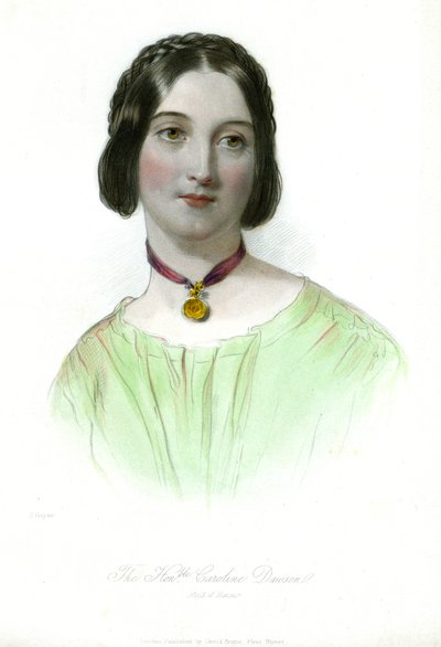 Caroline Dawson, ca 1750-1850 av Unbekannt