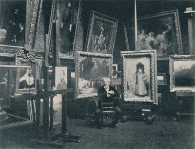 Carolus Duran i studioet hans, c1897 av Unbekannt