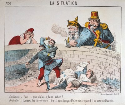 Tegneserie, Paris kommune, 1871. av Unbekannt