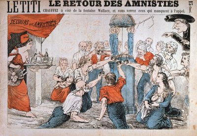 Tegneserie, Paris kommune, 1871 av Unbekannt