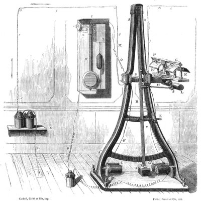 Casellis pantelegraf fra 1865, c1870 av Unbekannt