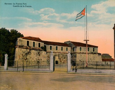 Castle of the Royal Force, Havana, Cuba, c1920 av Unbekannt