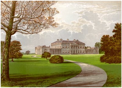 Castle Coole, Enniskillen, County Fermanagh, hjemmet til jarlen av Belmore, c1880 av Unbekannt