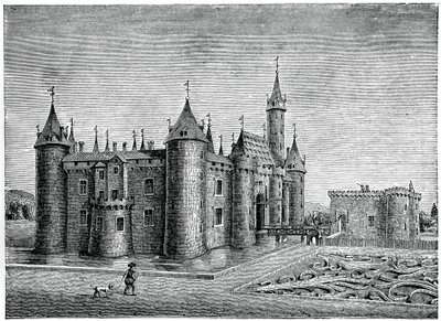 Castle of Marcoussis, nær Rambouillet, 1600-tallet, 1870 av Unbekannt