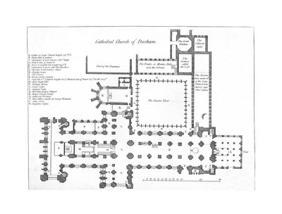 Cathedral Church of Durham, 1700-tallet av Unbekannt