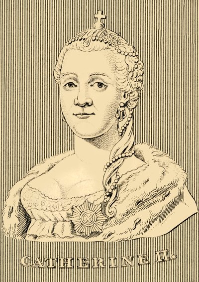 Katarina II, 1729-1796, 1830. av Unbekannt