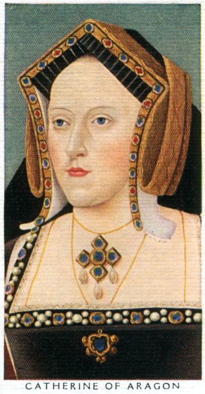 Katarina av Aragon, første kone til Henrik VIII, c1530, tidlig på 1900-tallet av Unbekannt