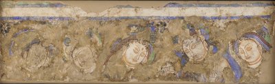 Himmelske figurer, fra hule 224, 4.-6. århundre. av Unbekannt