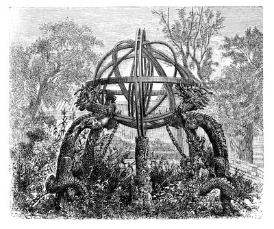 Himmelsfære i det gamle observatoriet, Peking, c1890 av Unbekannt