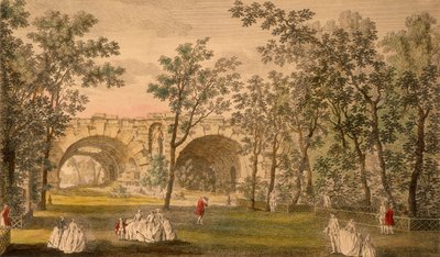 Centre Crosswalk, Vauxhall Gardens, London, c1751 av Unbekannt