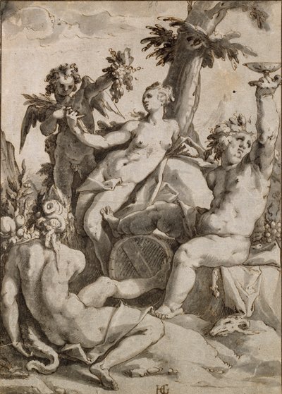 Ceres, Venus og Bacchus, 1500-1600-tallet av Unbekannt