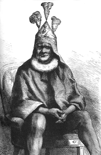 Cetewyo, Zuluenes konge, ca 1880 av Unbekannt