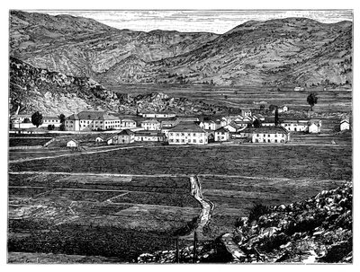 Cetinje, Montenegro, ca 1890 av Unbekannt