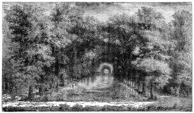 Chantilly Park, Paris, Frankrike, 1885 av Unbekannt