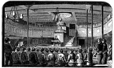 Kapell om bord på fengselshulken Warrior i Woolwich, London, 1848 av Unbekannt
