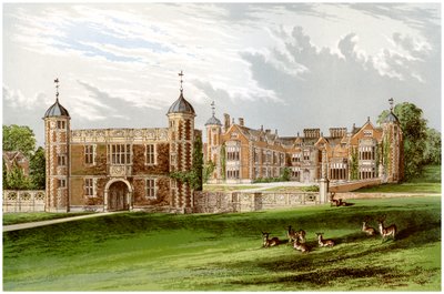 Charlecote Park, Warwickshire, hjemmet til Lucy-familien, c1880 av Unbekannt