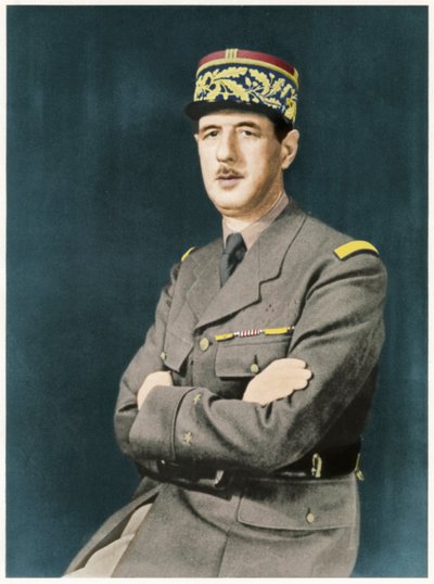 Charles André Joseph Marie De Gaulle, 1940 av Unbekannt