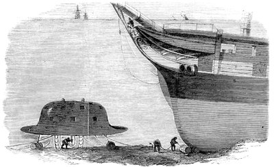 Charles Babbages foreslo design for en dykkerklokke, 1855 av Unbekannt