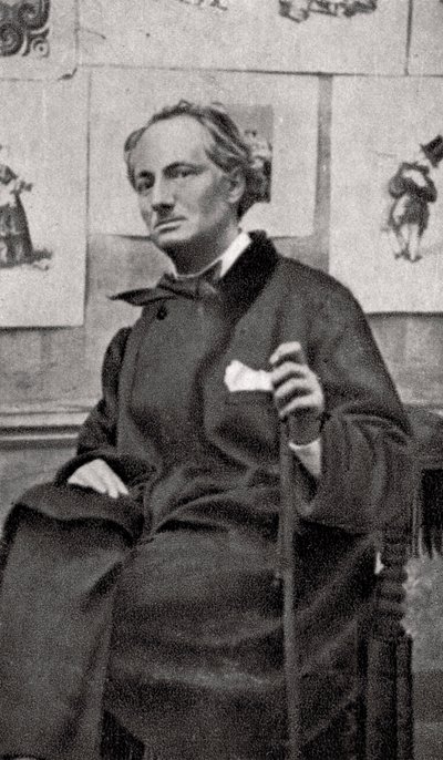Charles Baudelaire , fransk poet og kunstkritiker, 1857 av Unbekannt