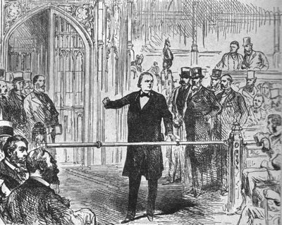 Charles Bradlaugh ... hevder retten til å bekrefte troskap ..., 1880, 1901. av Unbekannt