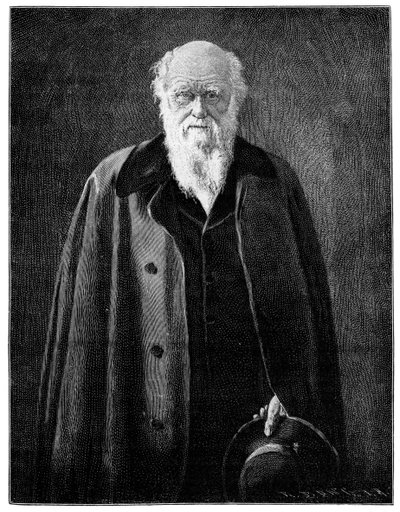 Charles Darwin, kjent naturforsker og tenker, 1900 av Unbekannt