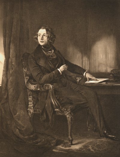 Charles Dickens , engelsk forfatter og journalist, c1836 av Unbekannt