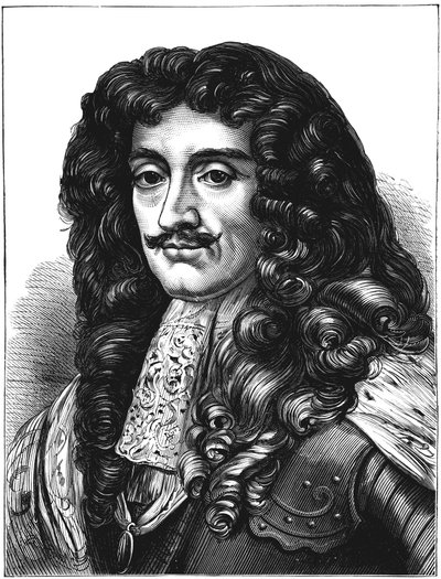 Charles II, konge av Storbritannia og Irland 1660-1685, c1880 av Unbekannt