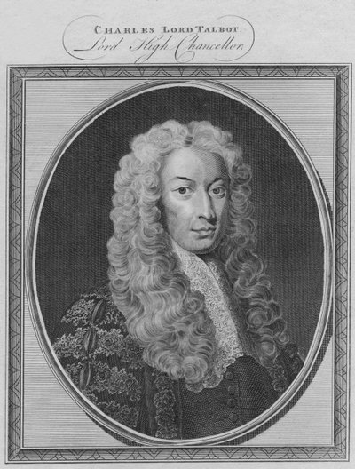 Charles Lord Talbot, Lord High Chancellor, 1786. av Unbekannt