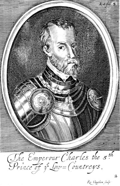 Charles V, konge av Spania og den hellige romerske keiseren fra 1519, 1600-tallet av Unbekannt