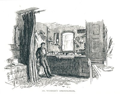 Charles Wyndham Dressing room med utsikt over Piccadilly ved Criterion Theatre, 1891 av Unbekannt