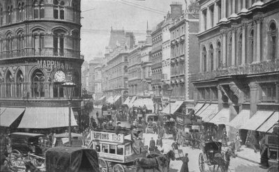 Billig side fra Mansion House, City of London, c1900 1901 av Unbekannt