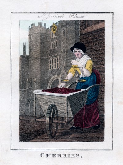 Kirsebær, St James Palace, London, 1805 av Unbekannt