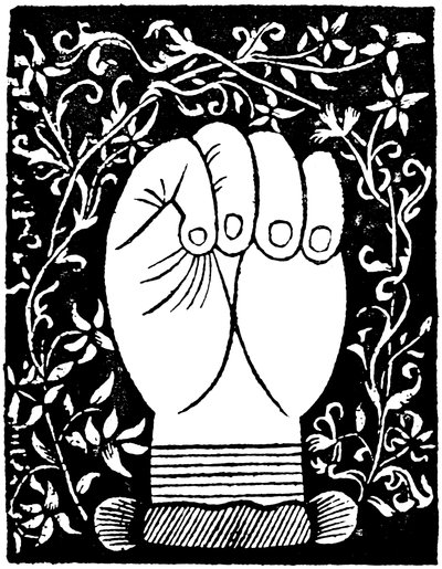 Chiromancy: Lines of the closed hand fra Andre Corvo LArt de Chyromance Lyons c1545 av Unbekannt