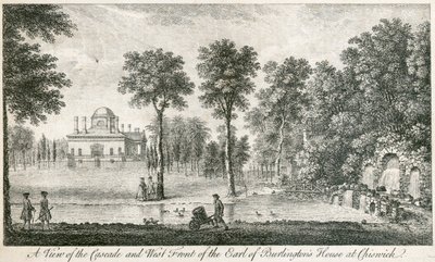 Chiswick House, Hounslow, London, 1750 av Unbekannt
